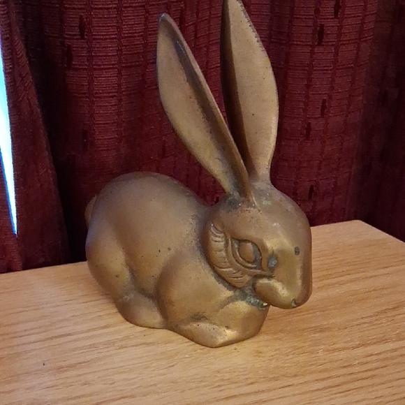 Other - Brass Vintage Rabbit Paperweight
